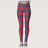 Leggings Scotstee Clan McKerrell Red Crest Tartan Femmes (Devant)