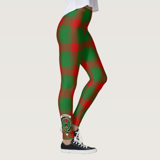 Leggings Scotstee Clan Middleton Crest Tartan Femmes Leging (Droite)