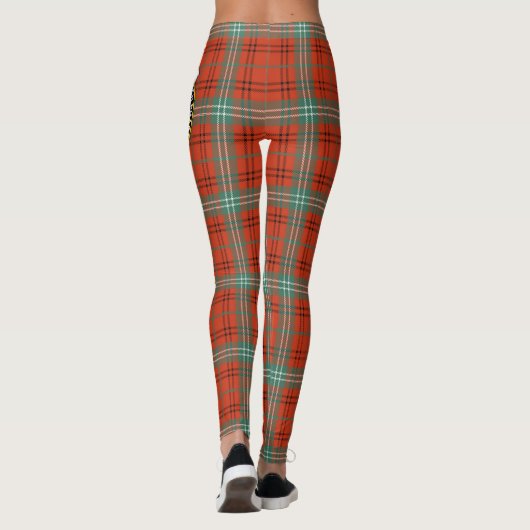 Leggings Scotstee Clan Morrison Red Ancienne Crest Tartan (Dos)
