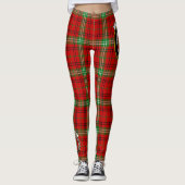 Leggings Scotstee Clan Morrison Red Modern Crest Tartan (Devant)