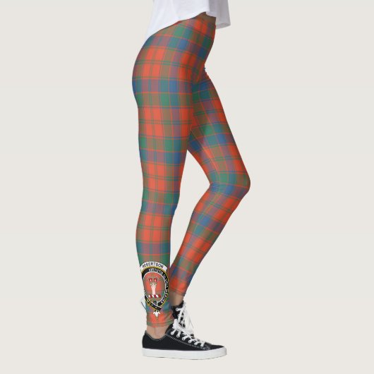 Leggings Scotstee Clan Robertson Ancienne Crête Tartan Femm (Droite)