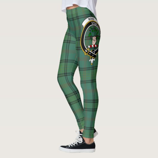 Leggings Scotstee Clan Ross Chasse Ancienne Crest Tartan (Gauche)