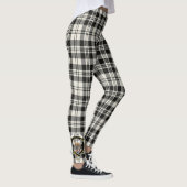 Leggings Scotstee Clan Scott Black White Ancienne Crest (Droite)