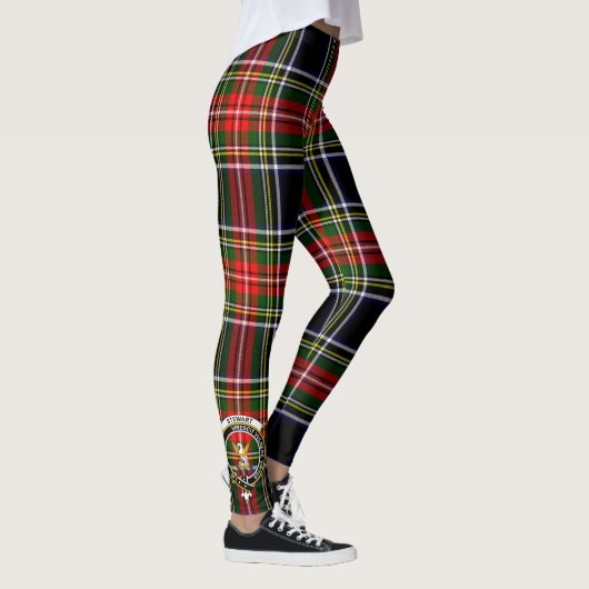 Leggings Scotstee Clan Stewart High Stewards Crest Tartan (Droite)