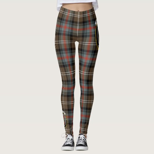 Leggings Scotstee Clan Sutherland Patiné Crest Tartan (Devant)