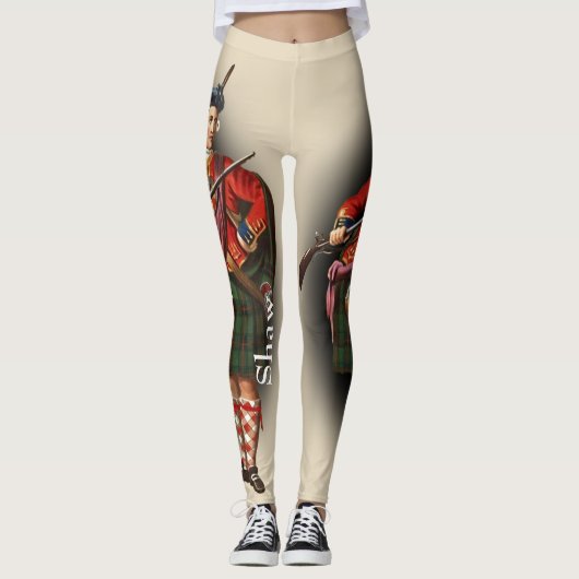 Leggings Scottish Clan Shaw Par R. R. McIan (Devant)