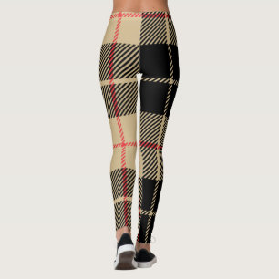 Leggings  Scottish Tartan À damiers Plaid Motif   