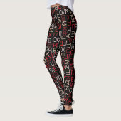 Leggings Script cyrillique russe (Gauche)