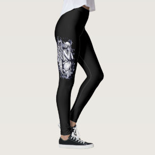Leggings Sculpture d'un Ange en pleurs - avec éclaboussures