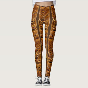 Leggings Sculpture Gold Tiki Thunder_Cove 