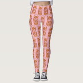 Leggings Sculpture Tiki rose Thunder_Cove (Devant)