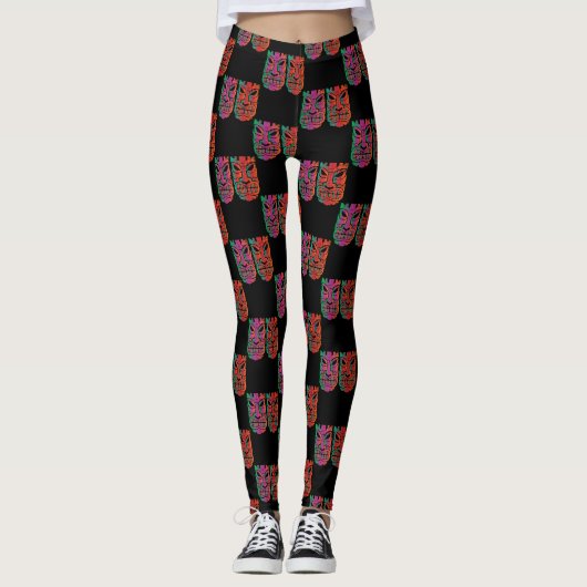 Leggings Sculpture Twin Tiki Thunder_Cove (Devant)