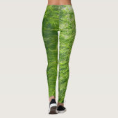 Leggings Sea Moss Green Nature Nautique Côtier mignon Fille (Dos)