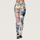 Leggings Sea Shells Jellyfish Ocean Beach Vue (Dos)