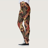 Leggings Seamless african patchwork ornamental indian eleph (Gauche)