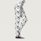 Leggings Seamless Black and White Pattern (Droite)