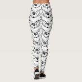 Leggings Seamless Black and White Pattern (Dos)
