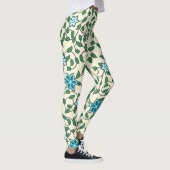 Leggings Seamless floral pattern on beige background (Droite)