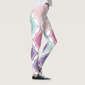 Leggings Seamless pattern of pastel colored geometric shape (Droite)