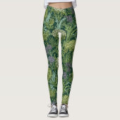 Leggings Seamless William Morris style floral pattern (Devant)