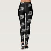 Leggings Séance de crâne pour Halloween (Dos)