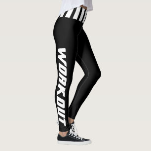 Leggings Séance d'entraînement dans la couleur noire et