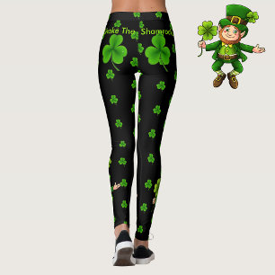 Leggings Secouer Les Légendes Shamrocks de la Saint Patrick