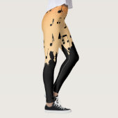 Leggings Section Trumpet Jazz Musique Orange Rust (Droite)