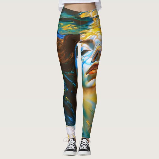 Leggings "Selene" - Femmes dans l'eau (Devant)