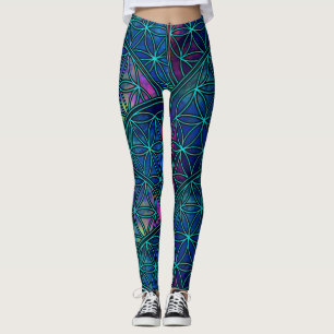 Leggings Semence fractale de la vie Fleur Géométrie sacr