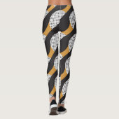 Leggings Semicules et points, motif géométrique. (Dos)