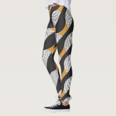 Leggings Semicules et points, motif géométrique. (Gauche)