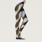 Leggings Semicules et points, motif géométrique. (Droite)