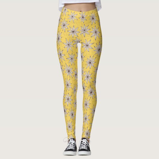 Leggings sémier brun or (Devant)
