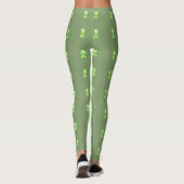 Leggings Sensibilisation au lymphome - Hommage au ruban ver (Dos)