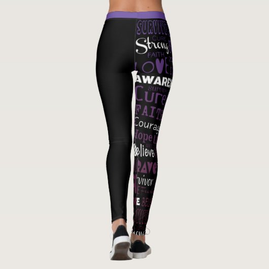 Leggings Sensibilisation/Mots...Arachnoïte (Dos)