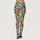 Leggings Sensibilisation sur l'autisme-Puzzle par Shirley T (Dos)