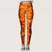 Leggings Sentez Les Légendes De Feu Brûlé S XL Personnalise (Devant)