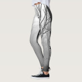Leggings Sentier mystérieux de la forêt brumeuse (Gauche)