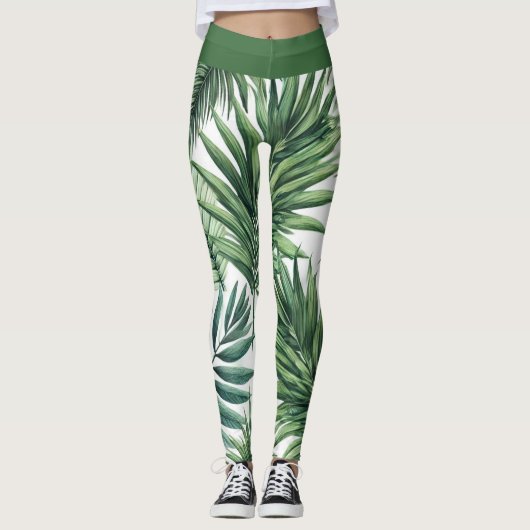 Leggings Sentiment tropical (Devant)