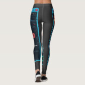 Leggings Sentiments Bloqués Par Pare-Feu Drôle Cybersécurit (Dos)