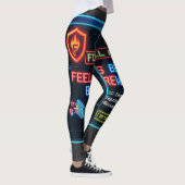 Leggings Sentiments Bloqués Par Pare-Feu Drôle Cybersécurit (Droite)