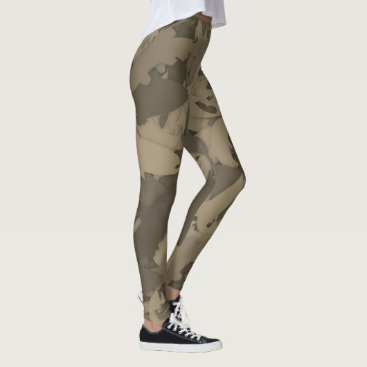Leggings Sepia Country Girl Pêche Camouflage Motif (Droite)