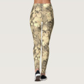 Leggings Sepia of Flower Power (Dos)
