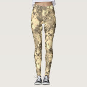 Leggings Sepia of Flower Power (Devant)