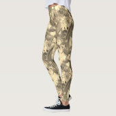 Leggings Sepia of Flower Power (Gauche)