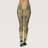 Leggings Sepia Tiger et Bambou (Dos)