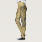 Leggings Sepia Tiger et Bambou (Gauche)