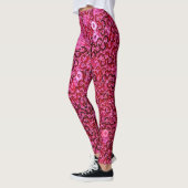 Leggings Séquences roses Faux (Gauche)