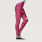 Leggings Séquences roses Faux (Droite)